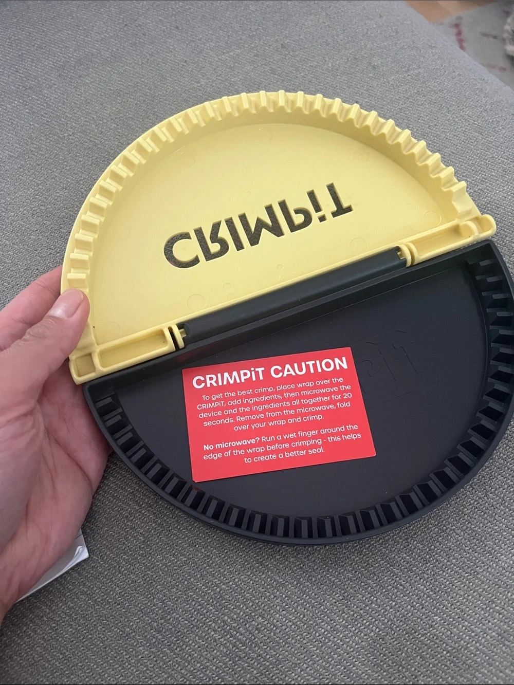 CRIMPiT Wrap Sealer – Large Tortilla Crimper for Air Fryer & Panini Snacks